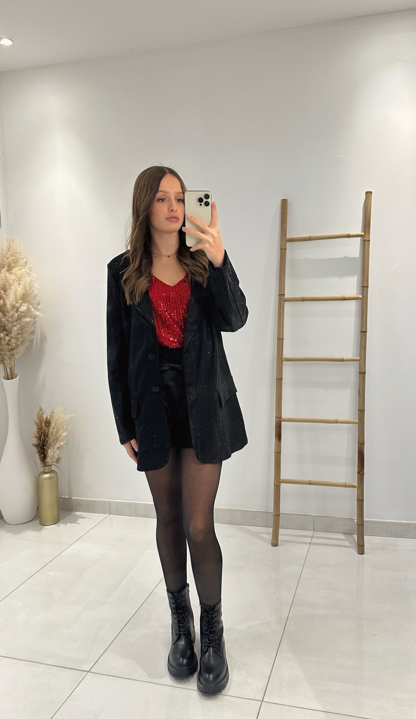 BLAZER PAILLETÉ NOIR