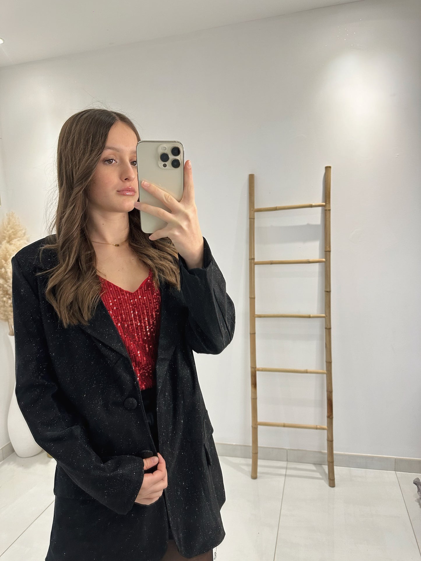 BLAZER PAILLETÉ NOIR
